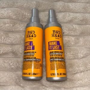 BedHead Make It Last Leave-In Conditioner Spray - Orange & Silver